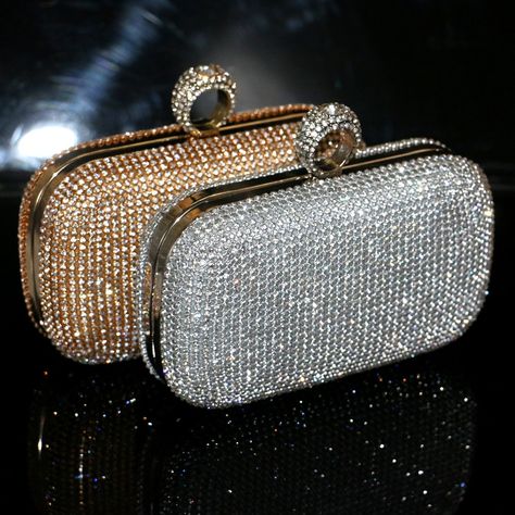 diamond-studded evening bag evening bag with a diamond bag women's rhinestone banquet handbag day clutch female 3 Color Item specifics Item Type: Handbags Exterior: Solid Bag Number of Handles/Straps: Single Interior: Cell Phone Pocket,Interior Key Chain Holder Closure Type: Hasp Handbags Type: Evening Bags Shape: Flap Decoration: Chains,Diamonds Pattern Type: Solid Hardness: Hard Lining Material: Polyester Style: Fashion Main Material: Polyester Occasion: Versatile size: 16*14*6cm color : silve Diamond Clutch, Clutch Bag Pattern, Diamond Bag, Bottega Veneta Bag, Studded Clutch, Silver Clutch, Wedding Clutch, New Stuff, Beaded Bags