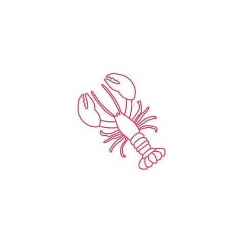 Lobster Fine Line Tattoo, Fine Line Lobster Tattoo, Lobster Line Art, Cute Lobster Tattoo, Lobster Line Drawing, Lobster Doodle, Lobster Drawing, Lobster Tattoo, Fits Summer