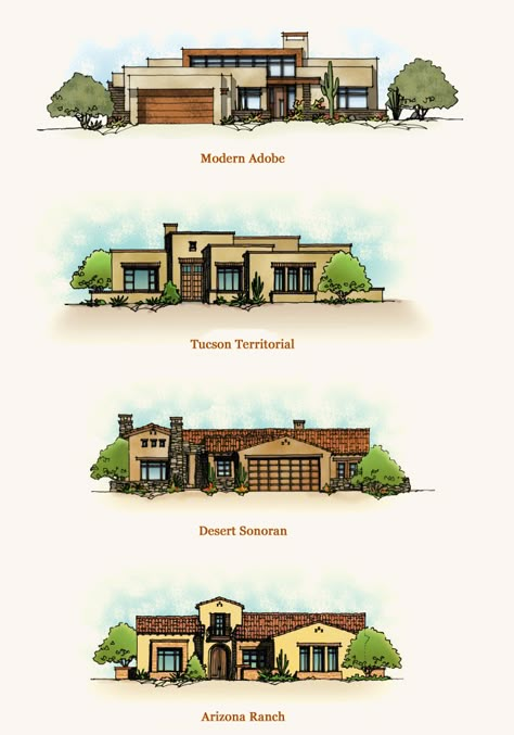 Ranch Floorplan - The Ritz-Carlton Residences, Dove Mountain Desert Mansion Floor Plans, Desert Home Plans, Sims 4 Desert House Floor Plans, Desert Home Floor Plans, Desert Ranch House, Ranch Style Home Plans, Ranch Elevations, Desert House Exterior, Desert House Plans