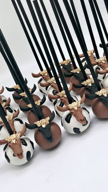 Black Rodeo Party, Wild West Dessert Ideas, Cowboy Party Treats, Rodeo Dessert Ideas, Western Cakepops, Cowboy Theme Treats, Western Party Treats, Cowboy Themed Desserts, Western Desserts Ideas