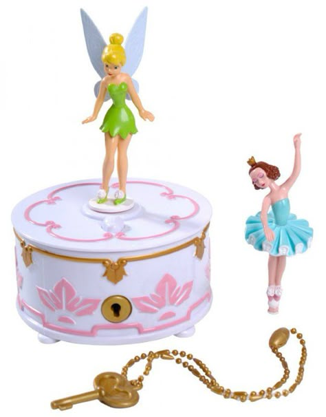 tinkerbell - wendy's music box Neverland Bedroom, Mariah Christmas, Tinkerbell Toys, Disney Music Box, Ballerina Figurines, Kids Jewelry Box, Disneyland Tickets, Disney Tinkerbell, Girls Jewelry Box