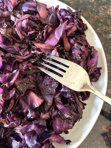 Purple Cabbage Recipe, Purple Cabbage Recipes, Sauteed Red Cabbage, Roasted Red Cabbage, Red Cabbage Recipes, Braised Cabbage, Roasted Cabbage, Cabbage Recipe, Purple Cabbage