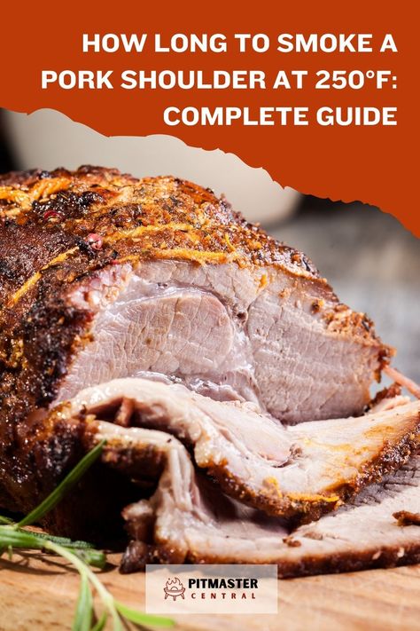 Learn how to perfectly smoke a pork shoulder at 250°F with this complete guide. Discover the secrets to achieving juicy, tender, and flavorful pulled pork every time. Whether you're a seasoned pitmaster or a backyard BBQ enthusiast, this post has everything you need to know. Say goodbye to dry and tough pork shoulders - this guide will ensure your meat is fall-apart tender and delicious. Perfect for family gatherings, parties, or simply satisfying your BBQ craving. Pork Shoulder Recipes Smoked, Smoked Pork Shoulder Recipes, Smoked Pork Shoulder Roast, Pork Shoulder Bbq, Pork Shoulder Rub, Pork Shoulder Blade Roast, Bbq Pork Shoulder, Gas Grill Recipes, Pulled Pork Shoulder