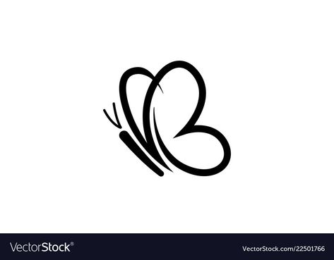 B Butterfly Logo, Butterfly Logo Ideas, Logo Symbol Design, Butterfly Logo Design Ideas, Butterfly Logo Branding, Henna Butterfly, Butterfly Logo Design, Butterfly Symbol, Olive Tattoo