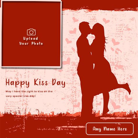 Happy Kiss Day My Love, Happy Kiss Day Photo, Kiss Day Photos, Happy Kiss Day Wishes, Kiss Day Images, My Love Photo, Happy Kiss Day, Photo Frame Images, Valentine Day Week