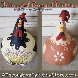 Gourds Diy, Chicken Pictures, Ceramic Chicken, Gourds Birdhouse, Chicken Crafts, Decorative Gourds, Hand Painted Gourds, Chicken Painting, Farmhouse Crafts