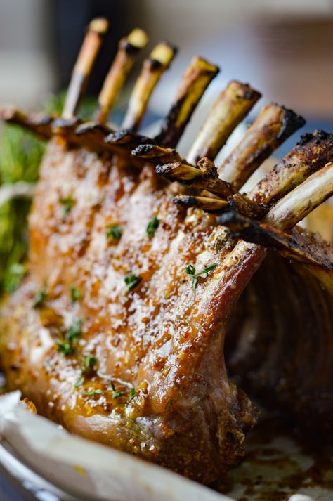 Roasted Lamb Rack, How To Cook Rack Of Lamb, Oven Roasted Rack Of Lamb, Baked Rack Of Lamb Recipes Ovens, Lamb Sauces, Rack Of Lamb Recipes Oven, Passover Lamb Recipe, Rack Of Lamb Recipes, Lamb Ribs Recipe