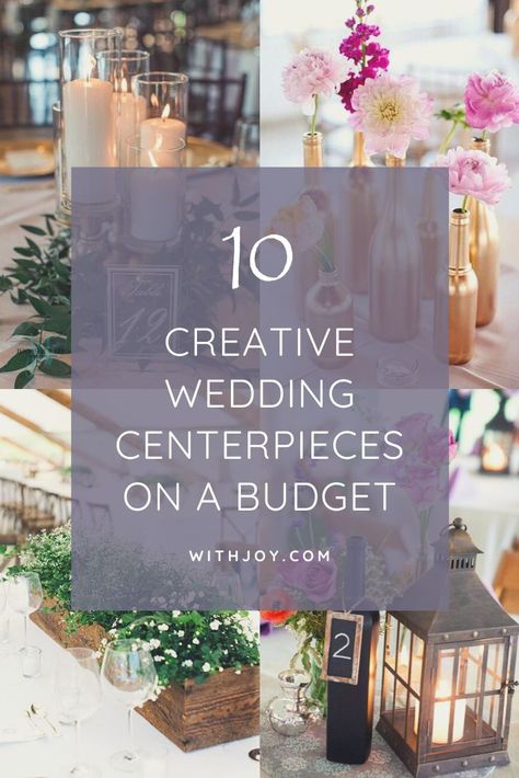 Low Cost Wedding Centerpieces, Budget Friendly Centerpieces Wedding, Non Flower Wedding Centerpieces, Diy Wedding Centrepiece, Wedding Centre Piece Ideas Diy, Affordable Centerpiece Wedding, Budget Centerpieces Wedding, Diy Wedding Floral Centerpieces, Easy Wedding Table Centerpieces