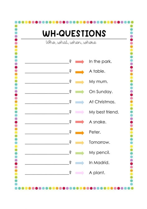 WH-Questions interactive exercise for 3rd, 4th, 5th, 6th Wh Worksheets Wh Questions, Wh Questions Flashcards, Question Words Activities, Wh Question Worksheet For Kids, Question Words Worksheet, Wh Questions Worksheet, Wh Questions Kids, Wh Questions Exercises, Wh Questions Activities