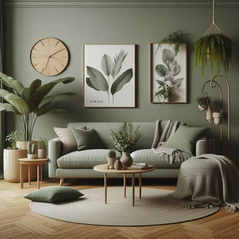 15 Serene Sage Green Living Room Ideas for Tranquility Beige Couch Living Room Green Accents, Sage Green Wall Living Room Ideas, Sage Lounge Room, Grey And Sage Green Living Room, Sage Green Sofa Living Room Ideas, Sage Green Couch Living Room, Cream And Green Living Room, Sage Green And Grey Living Room, Green Living Room Aesthetic