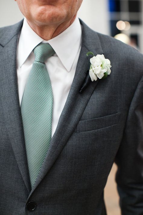 Tie Photography, Wedding Menswear, Modern Organic Decor, Gray Groomsmen Suits, Charcoal Wedding, Mens Floral Tie, Sage Green Tie, Mint Tie, Groom Suit Grey