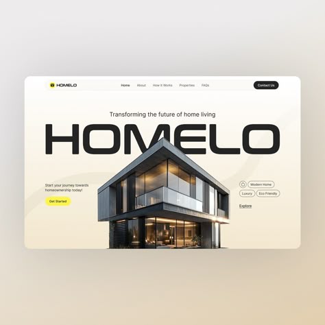 Homelo | Modern Real Estate Solutions Website Design Features: → Showcases innovative architectural and property solutions → Clear, comprehensive property and real estate information → Intuitive, seamless navigation for a user-friendly experience Hashtag #websitedesign #RealEstate #realestatewebsite #webdesign #landingpage #wolfpixel Modern Real Estate Website, Property Website Design, Real Estate Landing Page Design, Website Real Estate, Real Estate Landing Pages, Ui Design Principles, Real Estate Website Design, Modern Real Estate, Real Estate Information