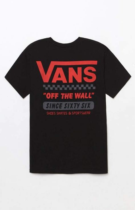 Vans Factory T-Shirt #affiliatelink Estilo Vans, Men's Casual Outfits, Stewie Griffin, Vans Shirt, Big Tshirt, Vans T Shirt, Guy Harvey, Vans Off The Wall, Kid Clothes