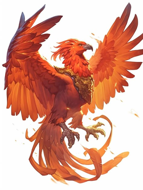 Phoenix Mythical Creatures, Phoenix Art Drawing, Phoenix Character Design, Phoenix Concept Art, Phoenix Bird Drawing, Phoenix Reference, Flying Phoenix Tattoo, Most Beautiful Tattoos, Phoenix Drawing