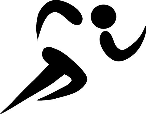 Runner Silhouette | Country, Icon, Symbol, Cross, Man, Runner, Silhouette Running Symbol, Spare Time Activities, Runner Tattoo, Running Tattoo, Running Logo, Rental Property Investment, Athletics Logo, Art Sport, Cross Country Running