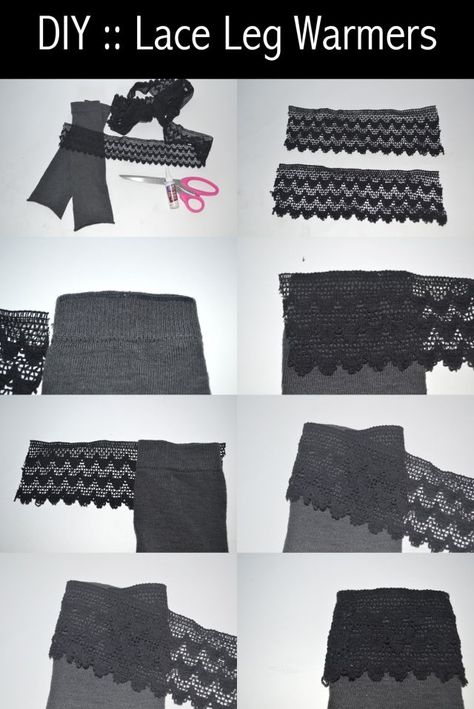 Upcycle Sweater Ideas, Refurbished Clothes, Diy Leg Warmers, Kids Leg Warmers, Flash Dance, Lace Leg Warmers, Old Bras, Leg Warmer, Toddler Bows