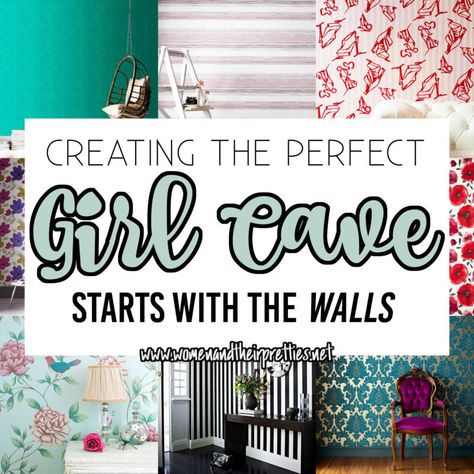 Girl Cave Ideas Small Spaces, Babe Cave Ideas, Picture On The Wall, Make The Bed, Girl Cave, Babe Cave, Graham Brown, Perfect Girl, Woman Cave