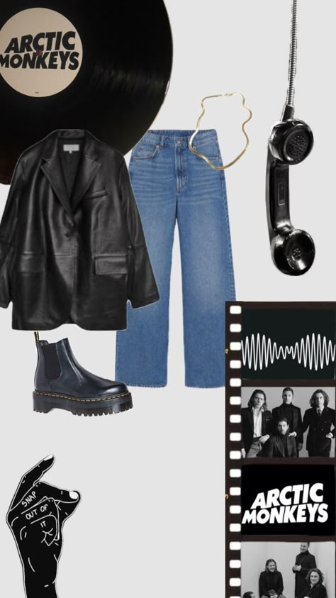 Outfits To Wear To Arctic Monkeys Concert, Concert Outfit Artic Monkeys, Tears For Fears Concert Outfit, Arctic Monkeys Style Fashion, Arctic Monkeys Concert Outfit Plus Size, Arctic Monkeys Fit, Artic Monkeys Inspired Outfits, Artic Monkey Outfit, Artic Monkeys Concert Outfit Ideas