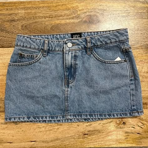 UO Denim Low-Rise Mini Skirt Low Rise Skirt Denim, Mini Skirt Low Rise, Denim Low Rise Mini Skirt, Mini Skirts Denim, Low Rise Jean Skirt Outfit, Low Rise Mini Denim Skirt, Denim Mini Skirt Png, Low Waisted Denim Skirt, Jean Skirt Outfits Short