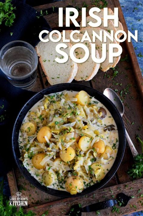 Colcannon Soup Recipe, Irish Vegetable Soup, Colcannon Soup, Irish Dinner Recipes, Irish Soup, Ireland Recipes, Irish Colcannon, Irish Recipes Authentic, Soup For Dinner