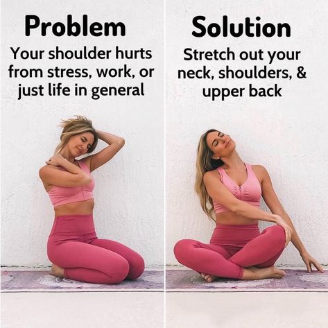 Does Your Shoulder Hurt? — Melissa Metrano Melissa Metrano, Energizing Stretches, At Home Yoga, Yoga Facts, Daily Yoga Workout, Home Yoga, Health And Fitness Articles, Easy Yoga Workouts, Daily Yoga