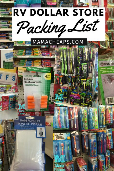 Dollar Store Camping Hacks Ideas, Trailer Stocking List, Trailer Hacks Diy Rv Camping, Camper List Rv Checklist, Camper Food Organization, Rv Camp Set Up Ideas, Rv Camping Essentials List, Trailer Camping Packing List, Stocking A Camper