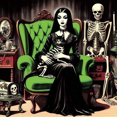 Pinup Horror, Halloween Party Aesthetic, Pfp Header, Retro Halloween Party, Vintage Halloween Images, Horror Artwork, Party Aesthetic, Aesthetic Tumblr, Goth Art