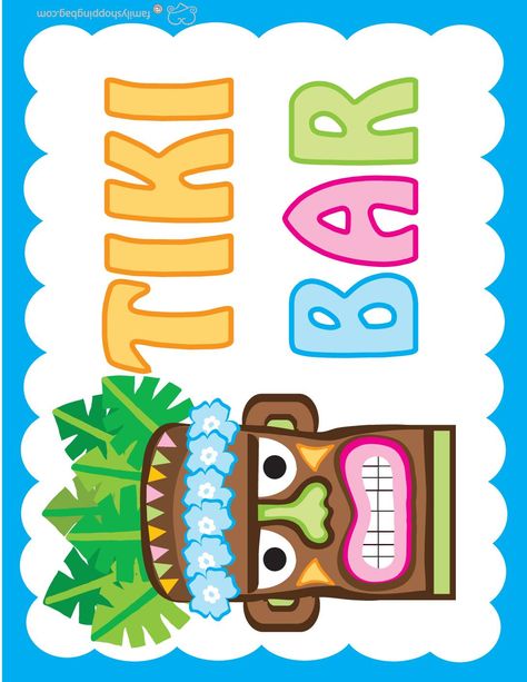 Free Printable Luau Coloring Pages and More Free Luau Printables, Hawaiian Photo Booth, Luau Crafts, Aloha Sign, Luau Decorations, Summer Bash, Luau Theme Party, Printable Party Decorations, Luau Theme