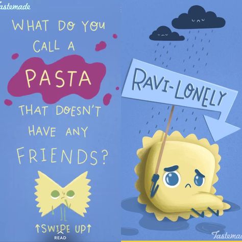 Haha puns That would be in-pasta-ble for me to think of Pasta Jokes, Pasta Puns, Pun Jokes, Kids Jokes, Punny Gifts, Lunchbox Jokes, Pasta Making, Lame Jokes, Funny Puns Jokes