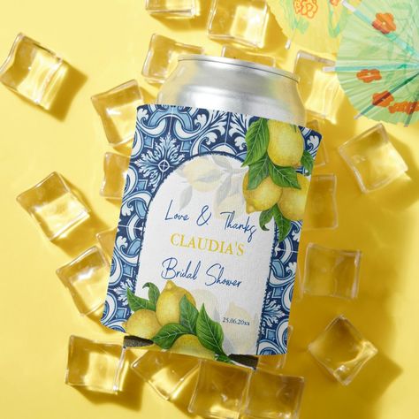 Lemon Party Favors, Wedding Favor Gifts, Amalfi Coast Positano, Favor Gifts, Gifts Bridesmaid, Blue Tiles, Birthday Thank You, Bridal Party Gifts, Gifts Wedding