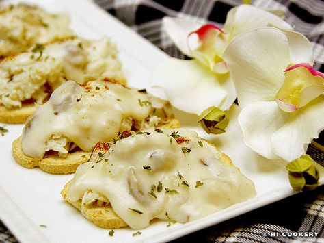 September 25 | National Crab Meat Newburg Day Crab Newburg Recipe, Crab Newburg, Seafood Scallops, Puff Pastry Shells, Winter Meals, Food Seafood, Party Snack Food, Lobster Meat, Butter Milk