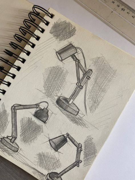 Light Lamp Drawing, Table Lamp Sketch Drawings, Study Table Drawing Sketch, Lamp Drawing Design, Lamp Reference Drawing, Lamp Shade Drawing, How To Draw A Lamp, Lamp Art Draw, Desk Drawing Sketch