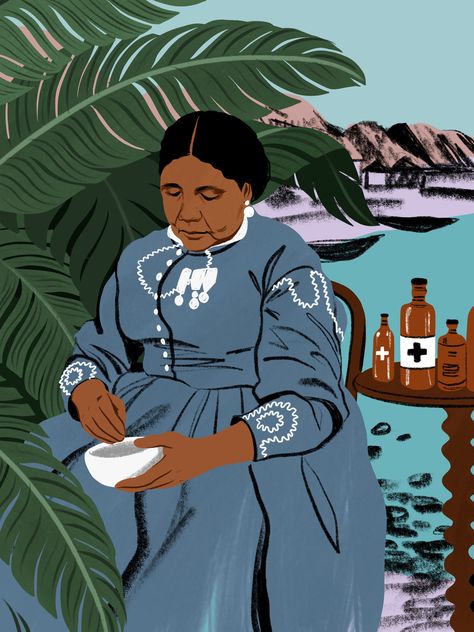 Travel through time with 21 women explorers who changed the world Bijou Karman, Martha Gellhorn, Mary Seacole, Gertrude Bell, Bessie Coleman, Nellie Bly, World Illustration, History Icon, Florence Nightingale