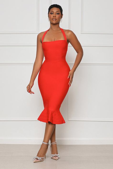 Red Graduation Dress, Casual Gowns, Casual Date Nights, Red Bandage Dress, Plunge Mini Dress, Ruched Maxi Dress, Bandage Midi Dress, Short Party Dress, Motivation Board