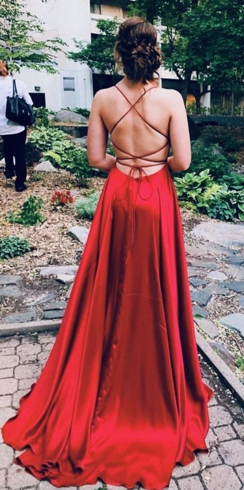 Prom Dress Classy, Matric Farewell Dresses, Junior Prom Dress, Farewell Dresses, Matric Dance Dresses, Matric Farewell, Back Prom Dress, Red Lace Prom Dress, Dresses Open Back