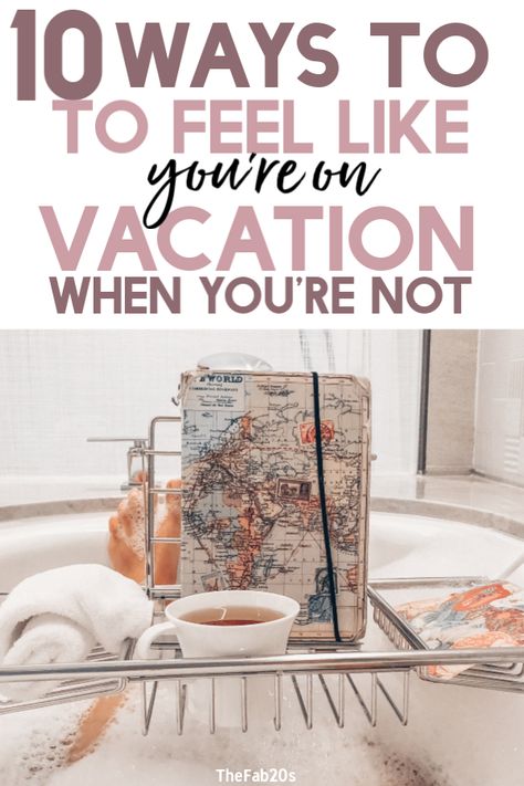 You can have a vacation at home and still have a blast. You don’t have to go anywhere to have an amazing staycation from the comfort of you’re own home. There’s just too much busyness at home to really take a break and rest. Plan for your best vacation at home with these great tips#staycation #vacation At Home Vacation Ideas, Staycation At Home, Summer Vacation Ideas At Home, Vacation At Home Ideas, How To Relax On Vacation, Self Care Vacation, Things To Do In Vacation At Home, Airbnb Quotes, Staycation Aesthetic