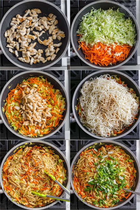 Classic chow mein noodles is so satisfying with chicken, vegetables, and the best homemade chow mein sauce! Meals Asian, Chow Mein Sauce, Homemade Chow Mein, Chicken Chow Mein Recipe, Dinner With Chicken, Beef Noodle Stir Fry, Beef Chow Mein, Beef Stir Fry Recipes, Chow Mein Recipe