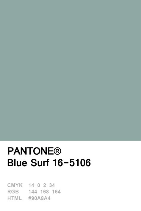 Pantone Blue Surf 16-5106 Colour of The Day 22 January Summer Color Trends, Pantone Color Chart, Sea Blue Color, Pantone Colours, Pantone Palette, Pantone Colour Palettes, Deco Studio, Bad Inspiration, Color Trends Fashion