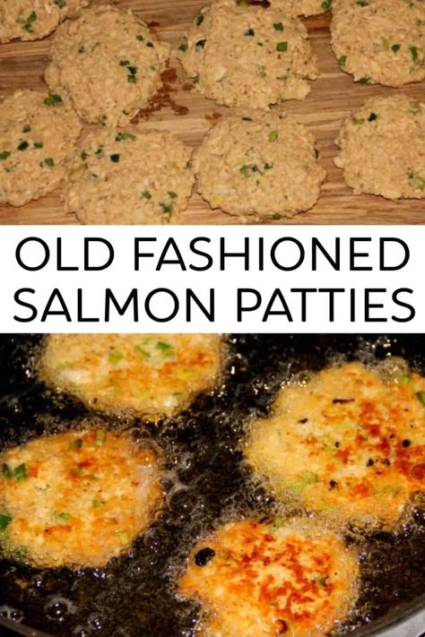 Old Fashioned Easy Salmon Patties Recipe Salmon Patties Recipe Canned Southern, Simple Salmon Patties Recipe, Old Fashioned Salmon Patties, Easy Salmon Patties, Southern Salmon Patties, Best Salmon Patties, Canned Salmon Patties, Fried Salmon Patties, Fish Meals