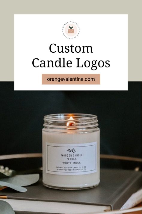 Your candle’s scent might grab attention, but it’s the label that really pulls people in. A well-designed label isn’t just the final touch—it’s what tells your brand’s story, sets the vibe, and keeps customers coming back for more. Custom Candle Labels, Custom Hang Tags, Candle Logo, Square Business Cards, Custom Candle, Candle Company, Valentine Print, Wooden Candles, Orange Design