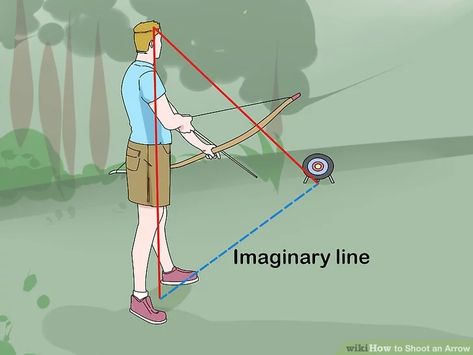 3 Ways to Shoot an Arrow - wikiHow How To Shoot A Bow And Arrow, Wing Chu, Horse Archery, Arrow Shooting, Archery Range, Challenges Activities, Archery Bow, Shooting Targets, Target Practice