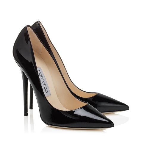 ANOUK Red Shoes Heels, How To Have Style, Brian Atwood Heels, Jimmy Choo Pumps, Dr Shoes, Black Patent Leather Pumps, Jimmy Choo Heels, Red High Heels, Designer Pumps