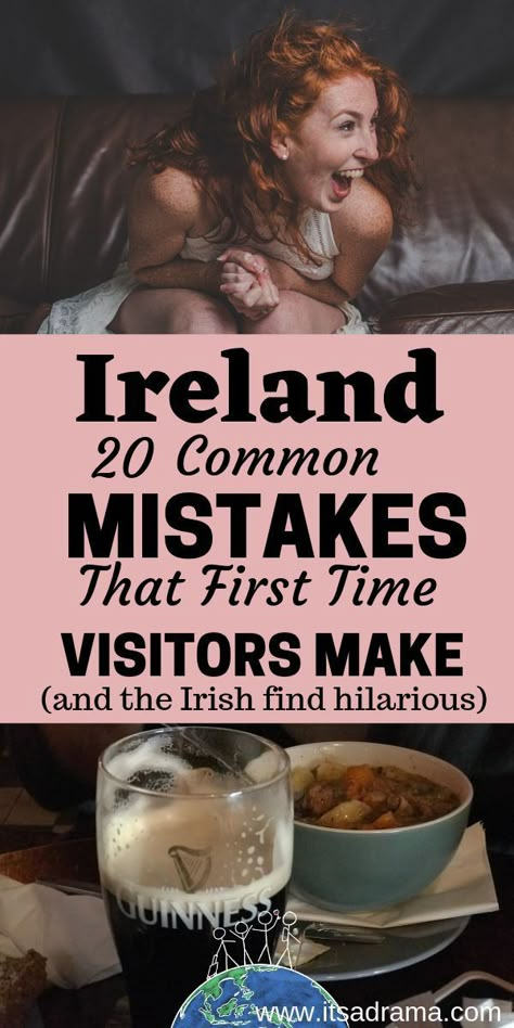 Ireland travel tips. Planning a vacation to Ireland? There are plenty tips on things to do in Ireland, but what about the MISTAKES that people make? 20 Ireland travel tips that will stop you looking like a bleddy eejit on your Ireland trip. #ireland #irelandtravel #irelandtraveltips #irelandvacation Travel Hashtags, Planning Trip, Ireland Travel Tips, Trip To Ireland, Ireland Road Trip, Ireland Itinerary, Restaurants In Paris, Ireland Travel Guide, Ireland Trip