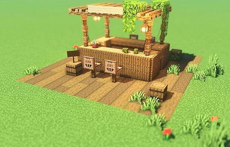 Minecraft Fountain, Minecraft Town, Minecraft Shops, Minecraft Banner Designs, Minecraft House Plans, Minecraft Cottage, Easy Minecraft Houses, All Minecraft, Diy Minecraft