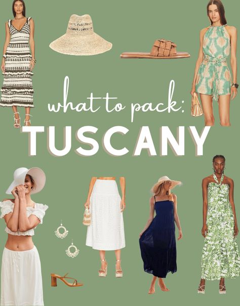 Outfits For Tuscany For Women, Tuscany Fashion Outfits, What To Wear In Tuscany, Tuscany Vacation Outfit, Summer In Tuscany Outfit, Tuscany Fall Outfit, Tuscany Outfits Spring, Tuscany Outfits Fall, Tuscany Fashion