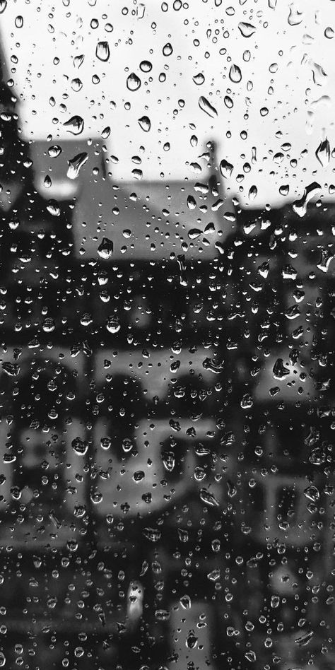 Rainy Wallpaper Iphone, Rain Drops On Window, Rainy Day Photography, Rainy Wallpaper, Cityscape Wallpaper, Black Hd Wallpaper, Rainy Day Aesthetic, Amoled Wallpapers, Nature Iphone Wallpaper