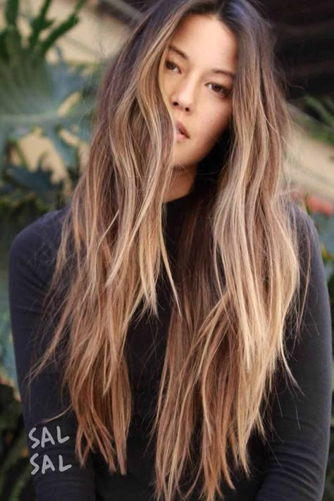 Long Haircuts With Layers For Every Type Of Texture ★ Long Length Haircuts, Ciaran Hinds, Textured Haircut, Y2k Hair, Devon Aoki, Long Haircuts, Long Layered Haircuts, Long Layered Hair, Haircuts For Long Hair