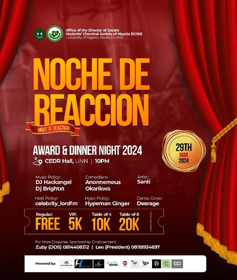 Infographics for a Dinner Party Night.  Flier Design Dinner And Award Night Flyer Design, Night Party Flyer Design, Event Flyer Design Creative, Flier Designs Ideas, Dinner Flyer Design, Dinner Design, Beauty Salon Posters, Flyer Inspiration, Car Advertising Design