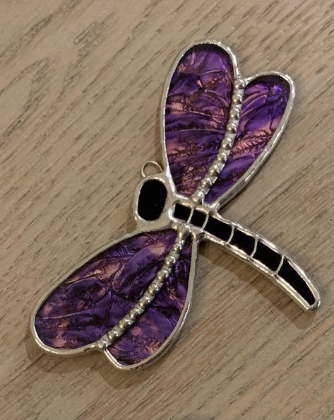 Stained Glass Dragonfly Pattern, Dragonfly Stained Glass Pattern, Stained Glass Dragonfly, Dragonfly Stained Glass, Stained Glass Gifts, Glass Dragonfly, Dragonfly Ornament, Stained Glass Patterns Free, Stained Glass Birds