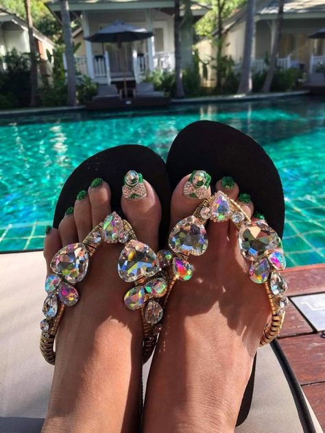 Black Sandals Rhinestone Sandals Beach Sandals Black Shoes For | Etsy Bride Flip Flops, Hippie Sandals, Custom Flip Flops, Bridal Flip Flops, Bling Flip Flops, Beaded Flip Flops, Beach Wedding Sandals, Sparkle Sandals, Wedding Flip Flops